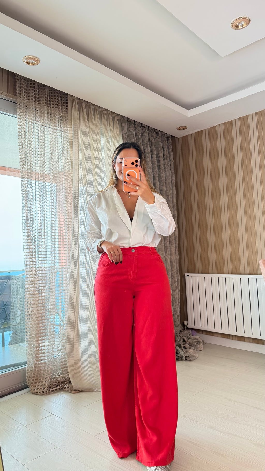Luce Tensel Jean- Kırmızı