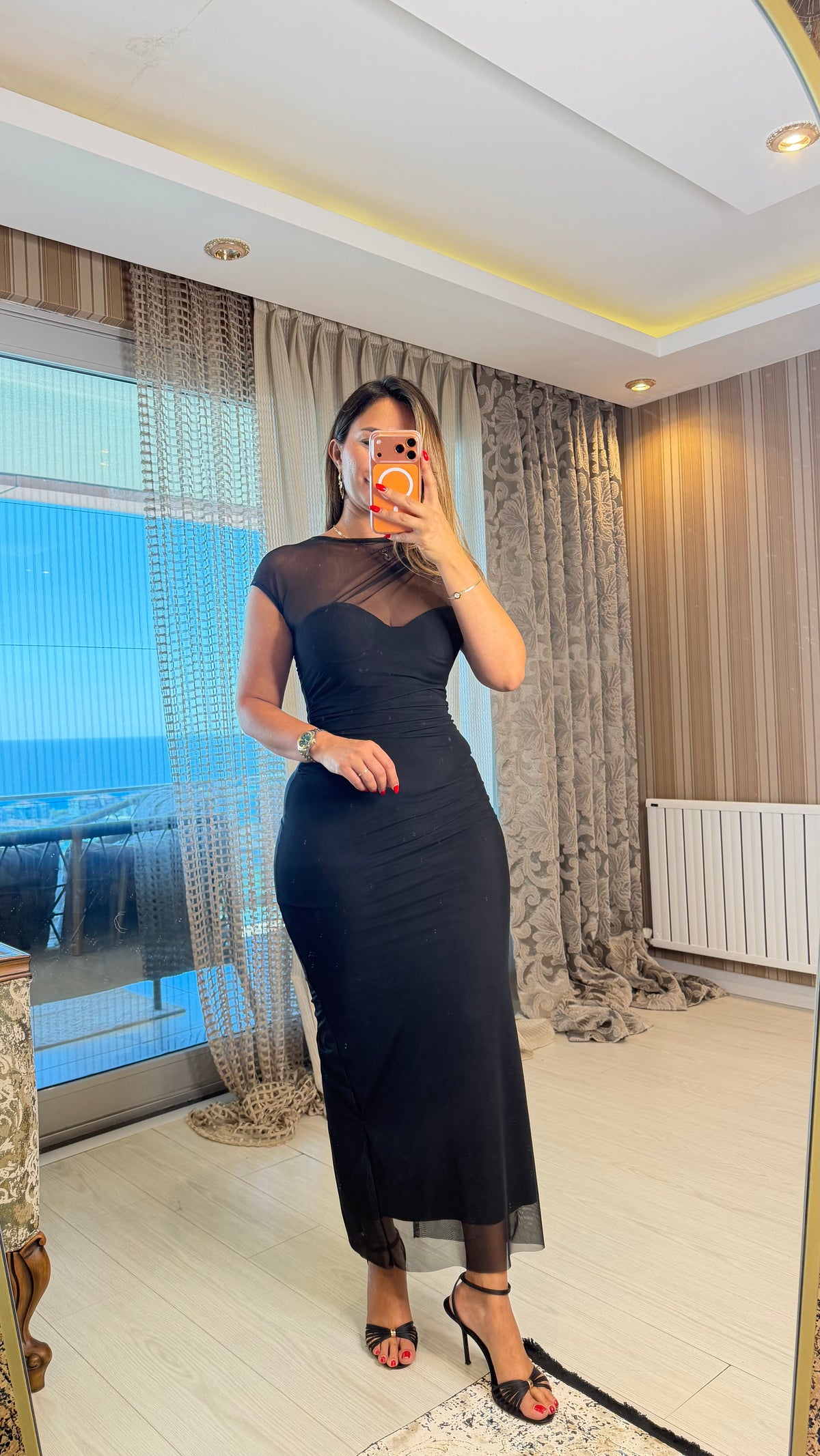 Alessa Siyah Elbise