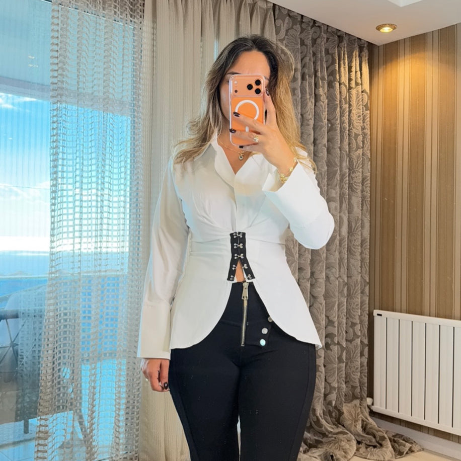 Liora Korse Detaylı Gömlek