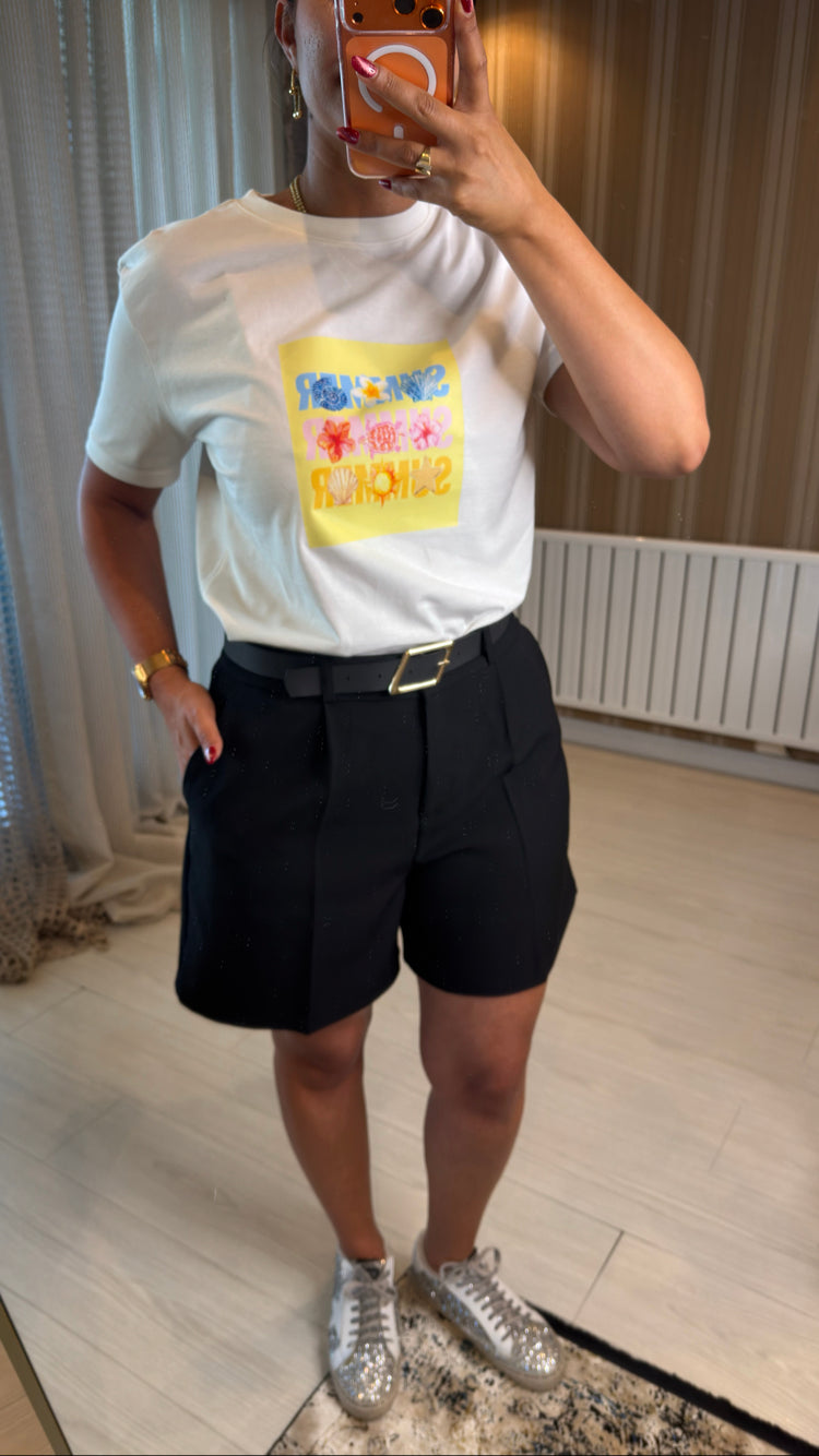 Zr Yazı Baskılı Tshirt